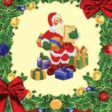 Wachstuch Tischdecke für Weihnachten mit alten Weihnachtsmotiven