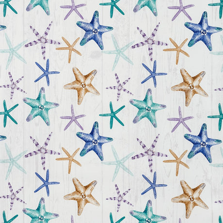 Starfish – Wachstuch Tischdecke mit schönen Seesternen