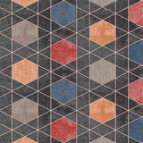 Geometric Blocks - Wachstuch Tischdecke mit schlichtem grafischem Design