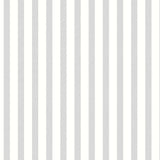 Aria Grau/Weiß – stilvolle Wachstuch Tischdecke mit Streifen in Leinenoptik, Muster