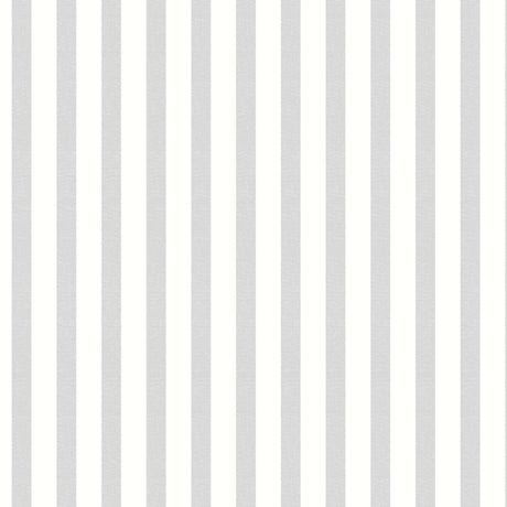Aria Grau/Weiß – stilvolle Wachstuch Tischdecke mit Streifen in Leinenoptik, Muster