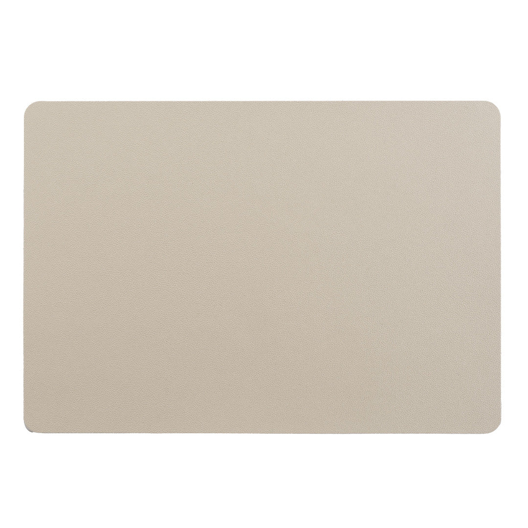 Bergame Cream - Tischset aus Kunstleder 30 x 43 cm, wendbar