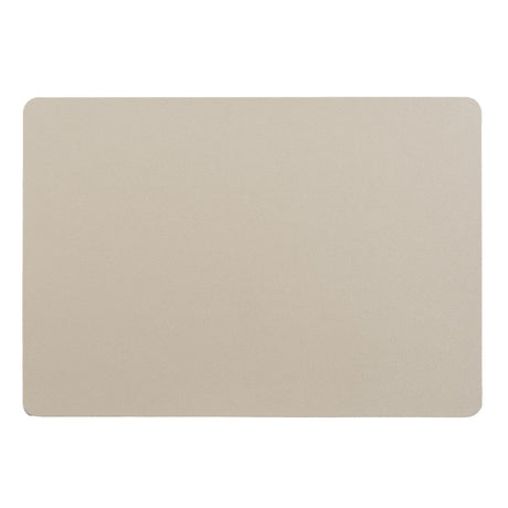Bergame Cream - Tischset aus Kunstleder 30 x 43 cm, wendbar