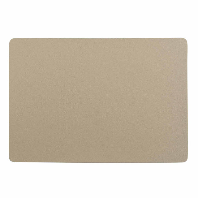 Bergame Natural - Tischset aus Kunstleder 30 x 43 cm, wendbar