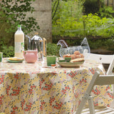 Butterflys Soft Ice Lola Runde Wachstuch Tischdecke mit Blumen