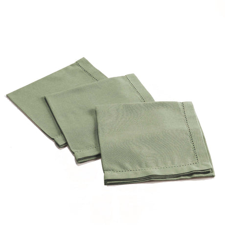 Charline Khaki – Baumwollservietten 40 x 40 cm (3er-Pack)