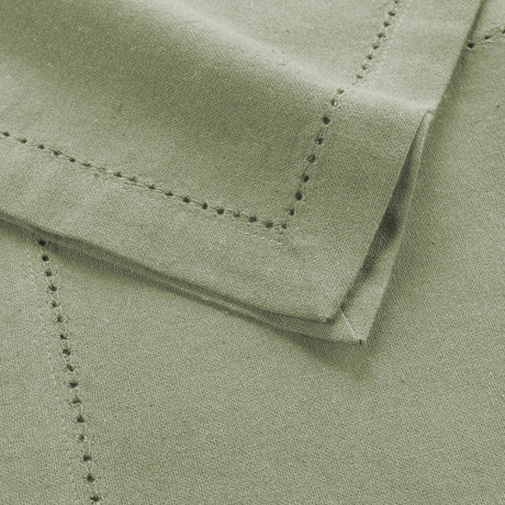 Charline Khaki – Baumwollservietten 40 x 40 cm (3er-Pack), Nahaufnahme