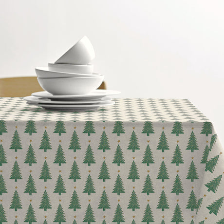Christmas Trees - Södahl abwaschbare Tischdecke aus 100% Baumwolle mit rutschfester Unterseite