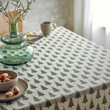 Christmas Trees - Södahl abwaschbare Tischdecke aus 100% Baumwolle mit rutschfester Unterseite, Tisch