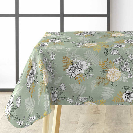 Claudie Sauge Metallic – Wachstuch Tischdecke mit Goldeffekt