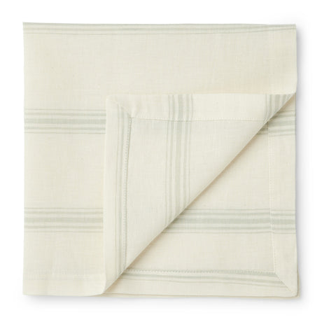 Compliments Tischset Brise, Grau/Grün - 45 x 45 cm - 4er-Pack