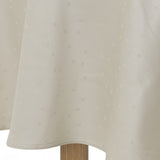 Compliments Damasttischdecke Confetti, Moon – rund Ø 200 cm, Kante