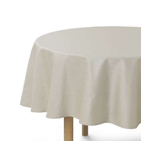 Compliments Damasttischdecke Confetti, Moon – rund Ø 200 cm