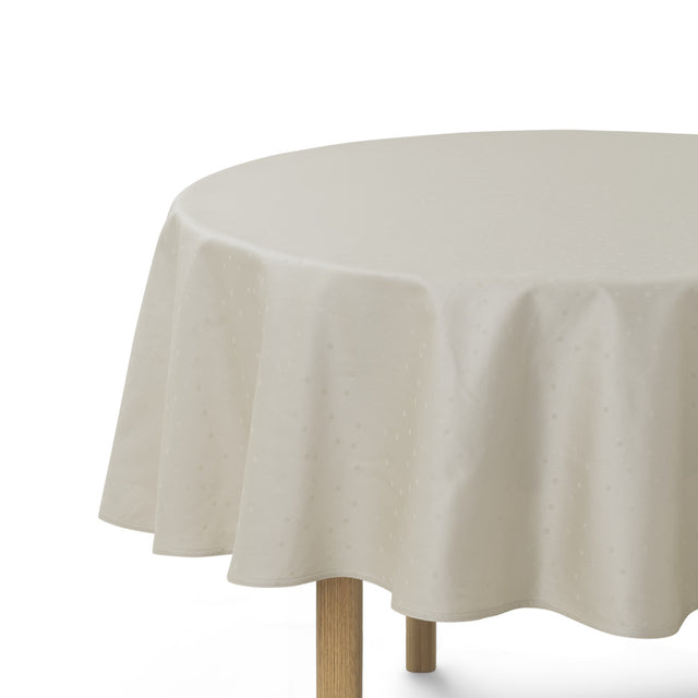 Compliments Damasttischdecke Confetti, Moon – rund Ø 200 cm