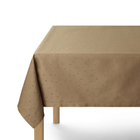 Compliments Damasttischdecke Confetti, Walnuss - 150 x 300 cm
