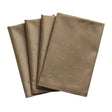 Compliments Stoffservietten Confetti, Walnuss – 45 x 45 cm (4er-Pack)