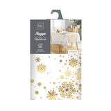 Constellation Weiß/Gold - Weihnachtstischdecke mit Metalldruck, 150 x 300 cm, Verpackung
