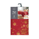 Constellation Rot/Gold - Weihnachtstischdecke mit Metalldruck, 150 x 240 cm, Verpackung