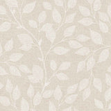 Duchesse – Wachstuch Tischdecke in glatter Leinenoptik mit elegantem Blattmuster