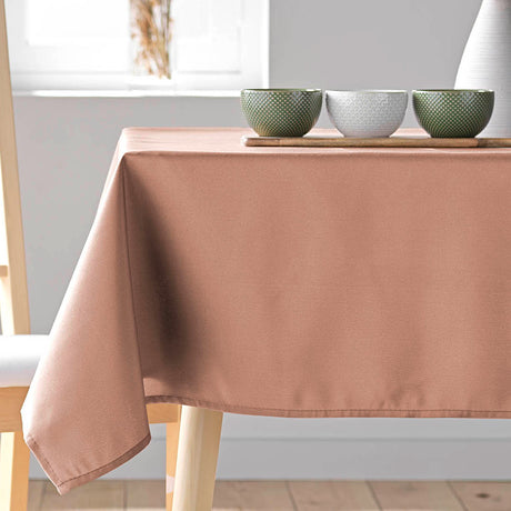 Essentiel Blush – einfarbige rechteckige Tischdecke 140 x 300 cm, Nahaufnahme