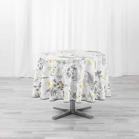Florasion Ø 180 cm, runde Tischdecke mit Fleckschutz