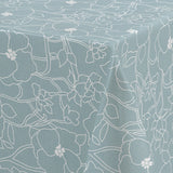 Flower Jam North – Captain Cook Wachstuch Tischdecke mit dezentem Blumenprint, Ecke