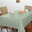 Flower Jam Sage – Captain Cook Wachstuch Tischdecke mit dezentem Blumendruck, Ambiente