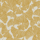 Ginkgo Honey – Extra starke Wachstuch Tischdecke in Textiloptik, Muster 1