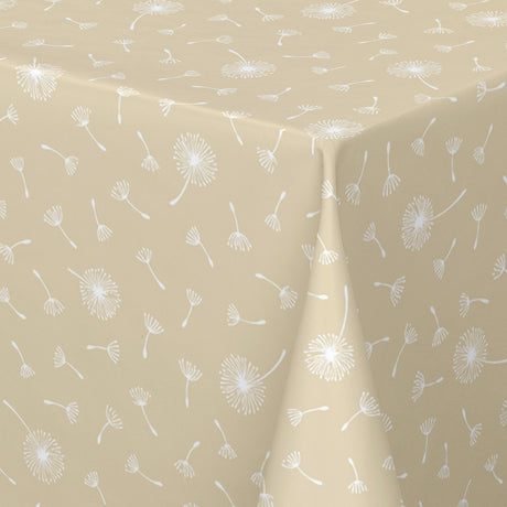 Let it go Wheat – Captain Cook Wachstuch Tischdecke mit grafischem Naturprint, Ecke