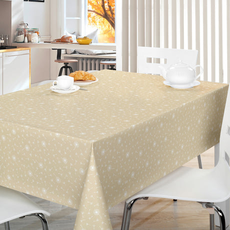 Let it go Wheat – Captain Cook Wachstuch Tischdecke mit grafischem Naturprint, Küchenumgebung