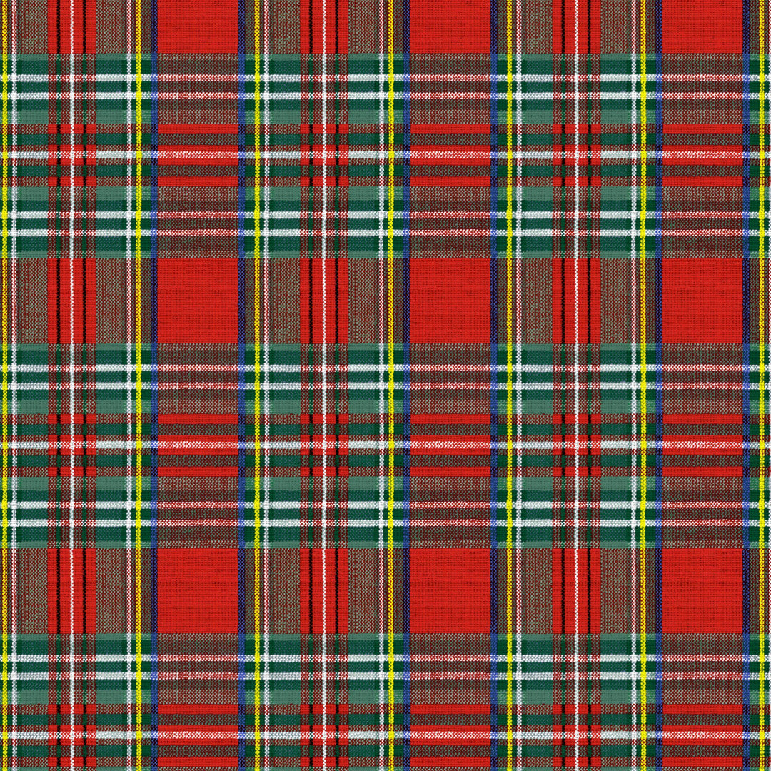 Highland Red – Wachstuch Tischdecke mit klassischem Schottenkaro, Muster