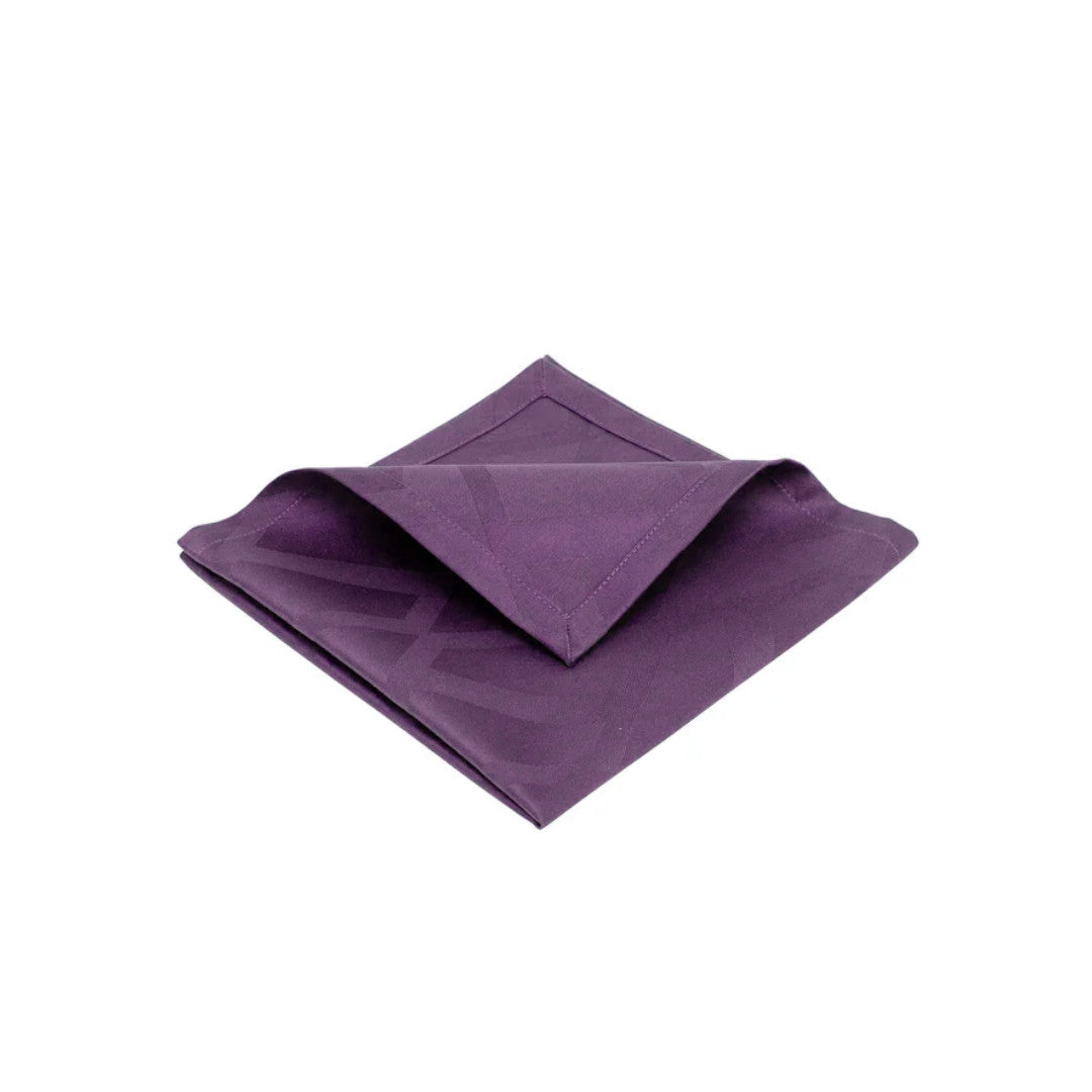 Compliments Serviette Ice, Lila - 45 x 45 cm, Rückseite
