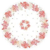 Lagon Corail - Runde Provence-Tischdecke Ø 180, Muster