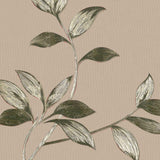 Liane Golden Vine - Wachstuch Tischdecke mit Blattranken in goldenen Nuancen, Muster