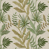 Lino Verdea – Abwaschbare Tischdecke mit botanischem Muster in eleganter Leinenoptik, Muster 2
