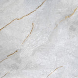 Lustral Metallic - Elegante Wachstuch Tischdecke mit Marmorstruktur und Goldadern, Muster