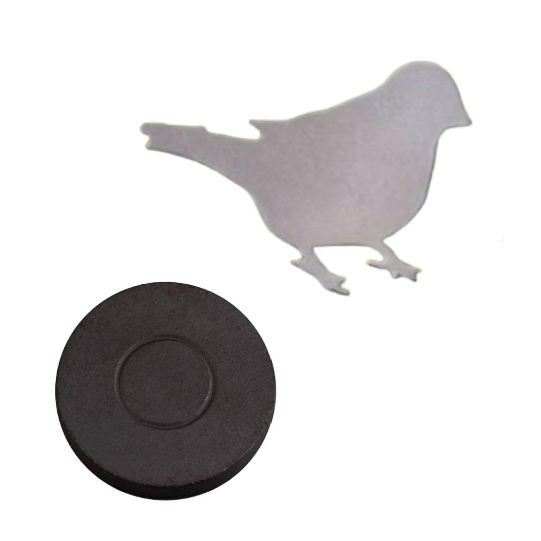 Magnetische Tischdeckenbeschwerer – Vögel & Feder – Set mit 4 Stück, Magnet