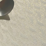 Munch Oro Guldblad - elegante abwaschbare Tischdecke mit goldenem Lurex, 160 cm breit