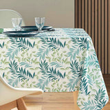 Nedelia Sage – 145 x 240 cm, rechteckige Tischdecke mit Blattmuster