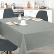 Nordfavn Fine Weave Moss – Geprägte Wachstuch Tischdecke mit dezenter Textiloptik, Ambiente