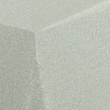 Nordfavn Fine Weave Sage – Glatte Wachstuch Tischdecke mit dezenter Textiloptik, Ecke