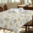 Nordfavn Fruehling Gelb - Wachstuch Tischdecke mit elegantem Blumenprint, Ambiente