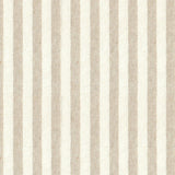 Nordfavn Ibiza Heller Sand – Abwaschbare Tischdecke mit Querstreifen in Leinenoptik