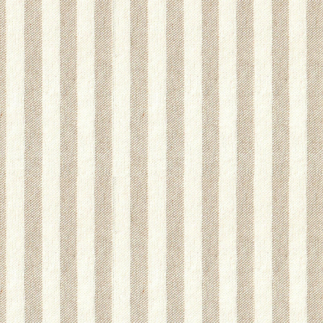 Nordfavn Ibiza Heller Sand – Abwaschbare Tischdecke mit Querstreifen in Leinenoptik