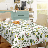 Nordfavn Lemon Cherry – Wachstuch Tischdecke mit Zitronen und Kirschen, Küchenumgebung
