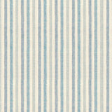 Nordfavn Pitiusa Meerblau – Abwaschbare Tischdecke mit kleinen Querstreifen