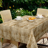 Nordfavn Rustica - Wachstuch Tischdecke mit realistischer Holzoptik