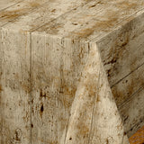 Nordfavn Rustica - Wachstuch Tischdecke mit realistischer Holzoptik, Ecke