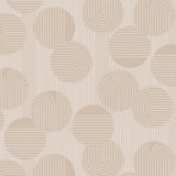 Nordfavn Soft Geo Sand – Wachstuch Tischdecke mit grafischem Muster, Muster