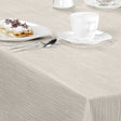 Nordfavn Strange Ways Beige – Wachstuch Tischdecke in Beige mit Streifen, Details